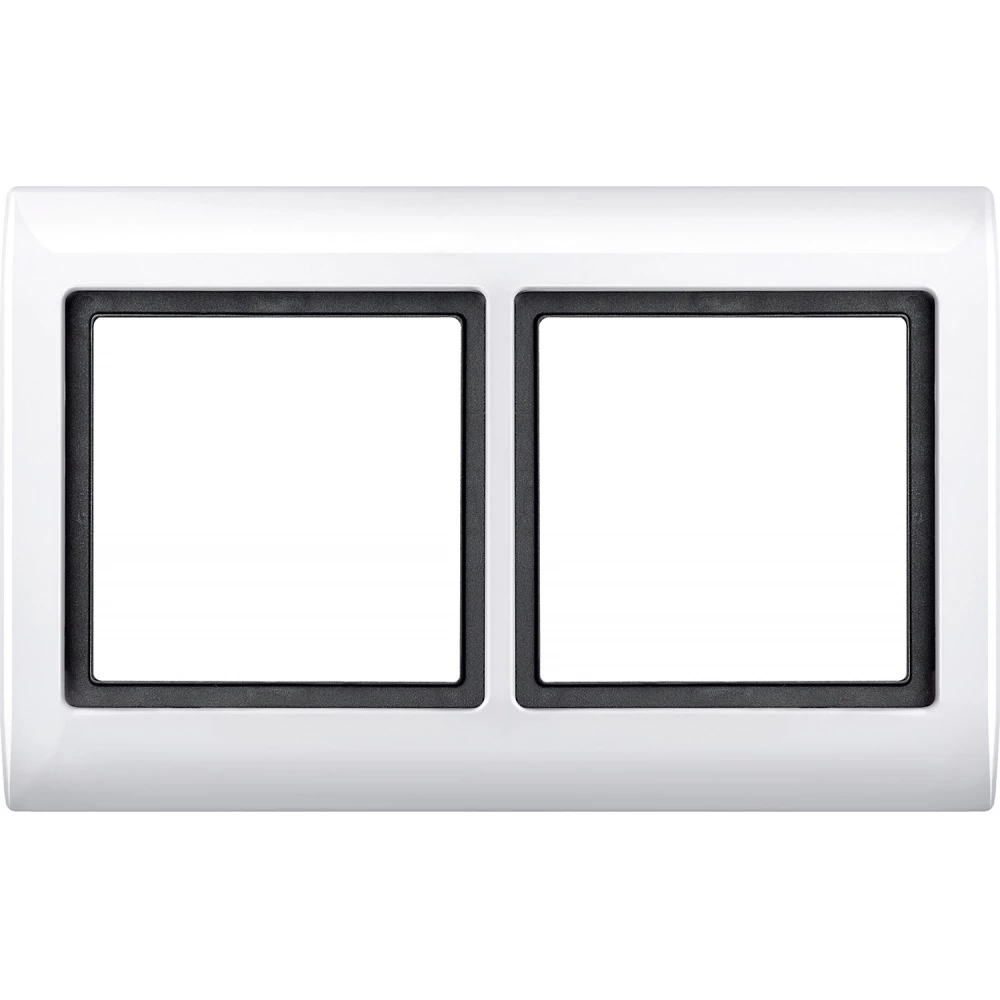 Merten Afdekraam 2-voudig polarwit ip44 aquadesign