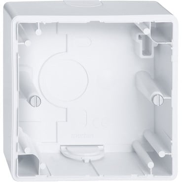 Merten Behuizing voor opbouwmontage 1-set actief wit glanzend M-smart M1