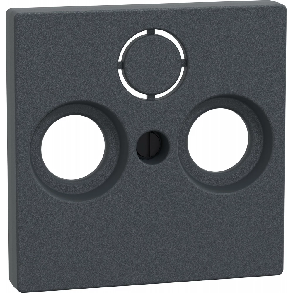 Merten Centraalplaat cai 2/3 openingen antraciet systeem M