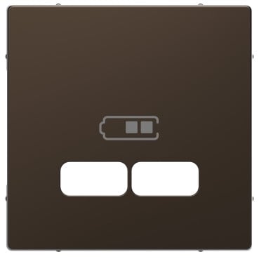Merten Centraalplaat usb-oplader mocca systeem D