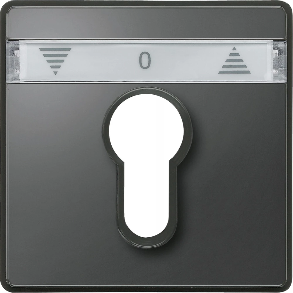 Merten Centraalplaat voor jaloezieschakelaar antraciet ip44 aquadesign