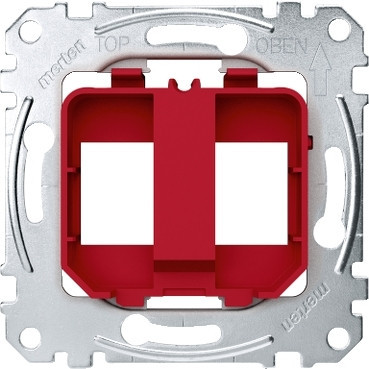 Merten Draagplaat voor RJ45 rood