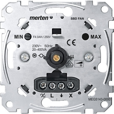 Merten Draaidimmer voor ventilatoren