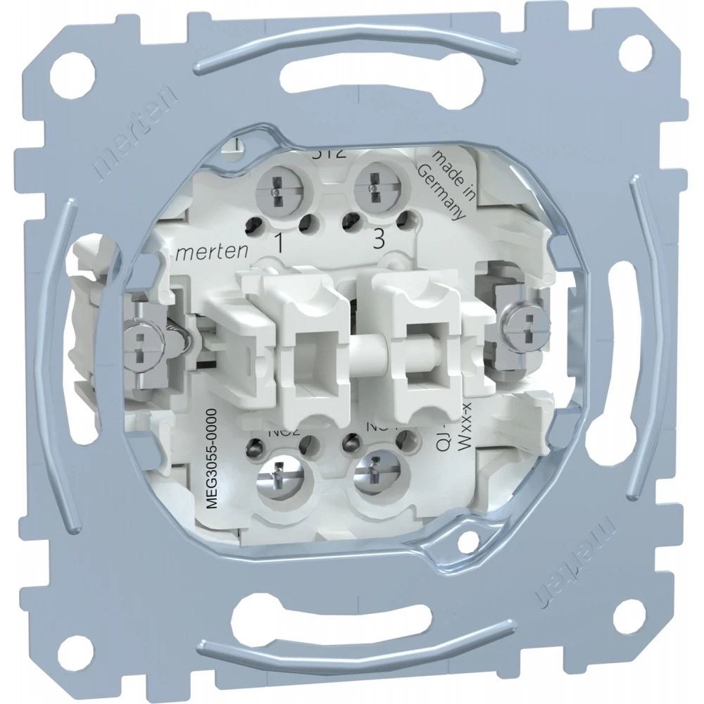 Merten Dubbele impulsdrukker 2 maakcontacten 1P 10a/ac 250V