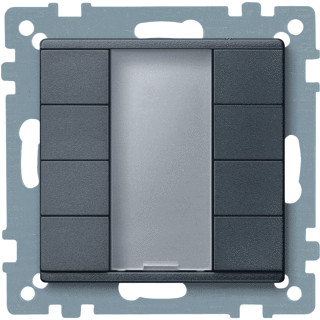 Merten KNX 4V drukknop antraciet,SYST M