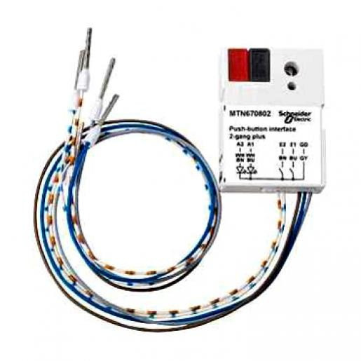 Merten Spacelogic KNX drukknopinterface 2-voudig 24V DC KNX