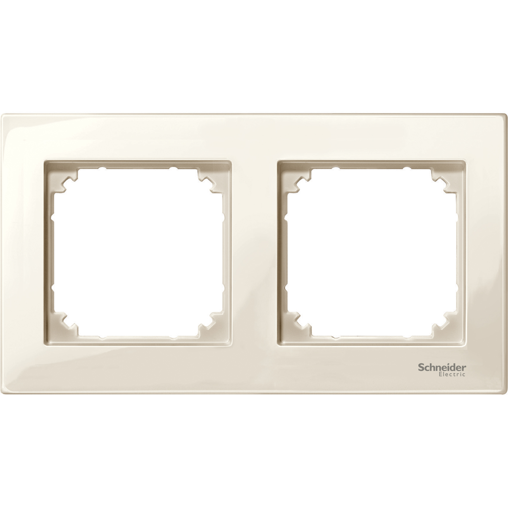 Schneider Electric Merten M-plan afdekraam 2-voudig crèmewit Schneider Electric Merten M-plan afdekraam 2-voudig crèmewit