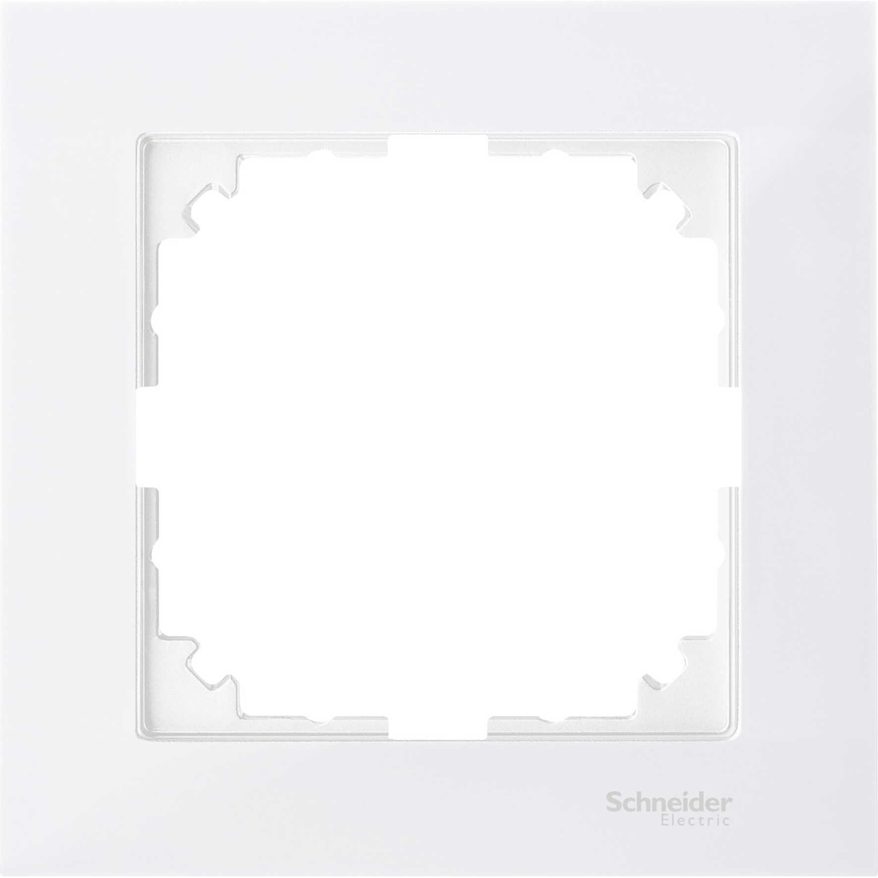 Schneider Electric Merten M-pure afdekraam 1-voudig polarwit