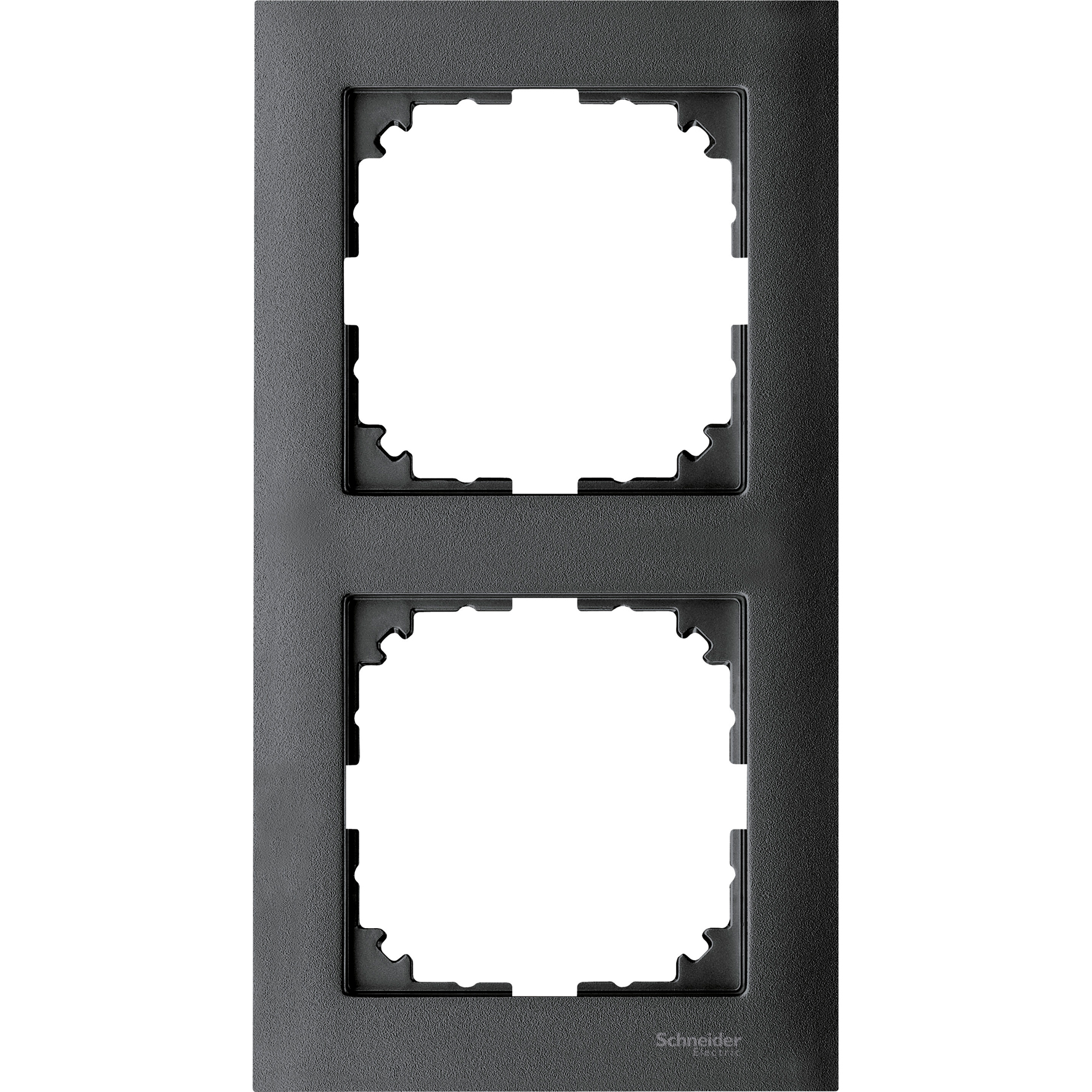 Schneider Electric Merten M-Pure afdekraam 2-voudig Antraciet