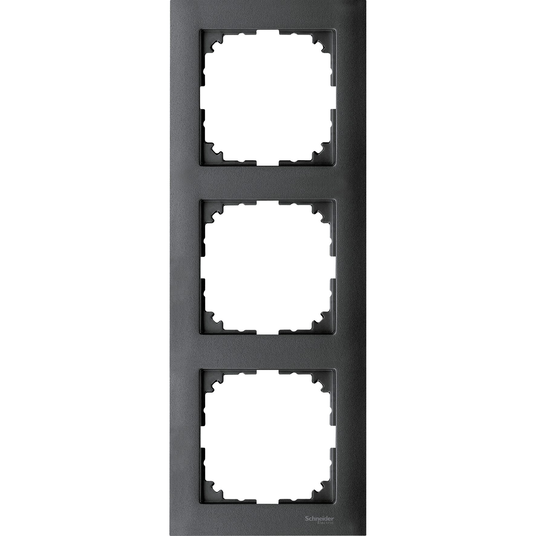 Schneider Electric Merten M-Pure afdekraam 3-voudig antraciet