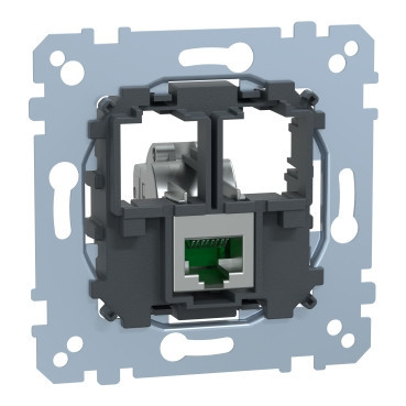 Merten Sokkel RJ45 1-voudig cat6 utp actassi