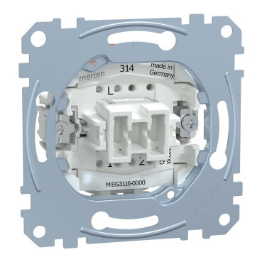 Merten Sokkel wisselschakelaar 10a/ac 250V