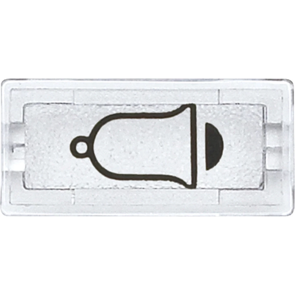 Merten Symbolen rechthoekig bel glashelder