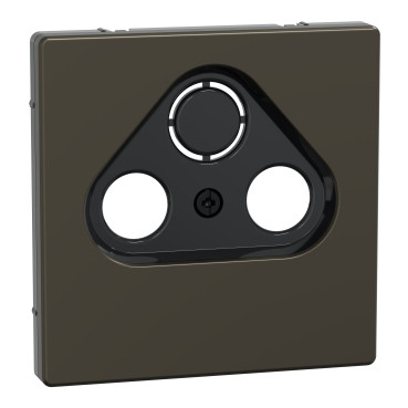 Merten Systeem D centraalplaat cai mocca metallic