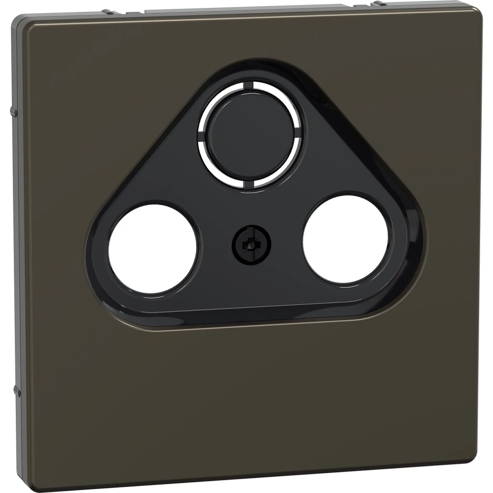 Merten Systeem D centraalplaat cai mocca metallic