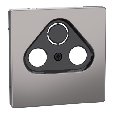 Merten Systeem D centraalplaat cai nikkel metallic