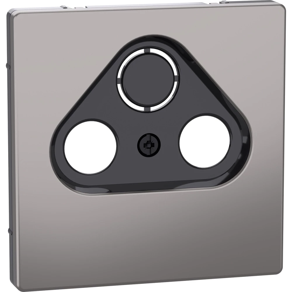 Merten Systeem D centraalplaat cai nikkel metallic