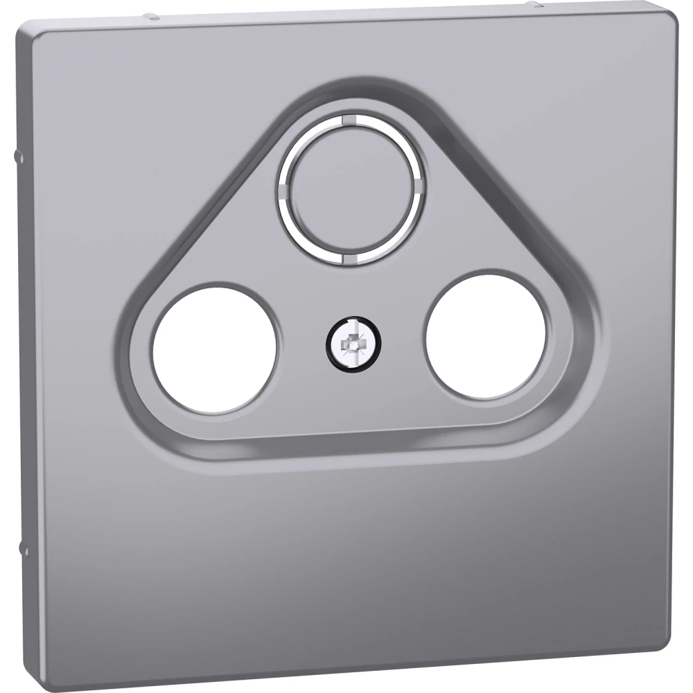 Merten Systeem D centraalplaat cai RVS look