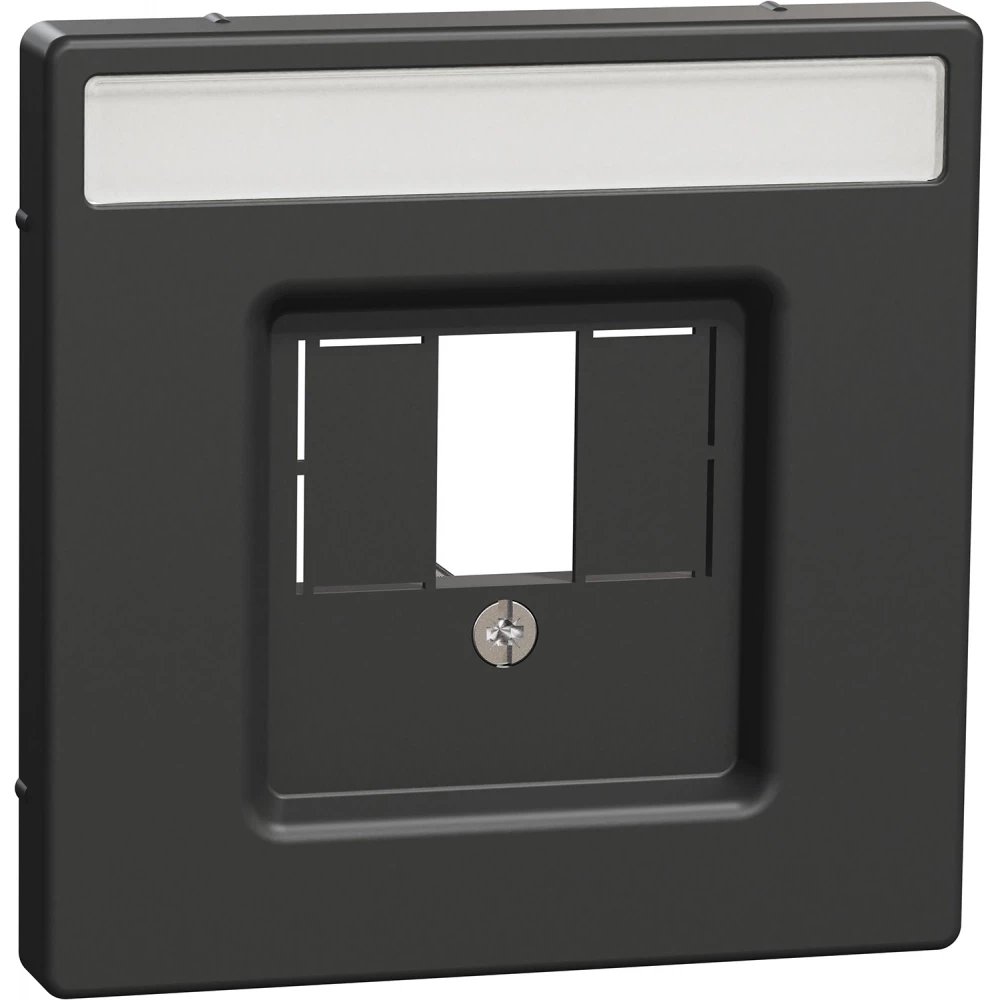 Merten Systeem D centraalplaat usb/hdmi antraciet Merten Systeem D centraalplaat usb/hdmi antraciet