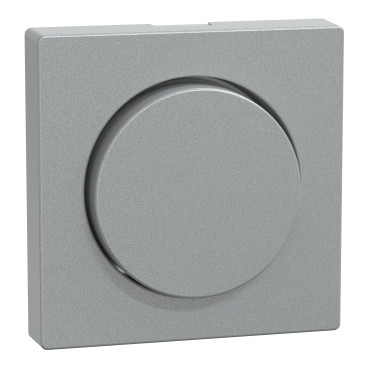 Merten Systeem M centraalplaat met draaiknop aluminium