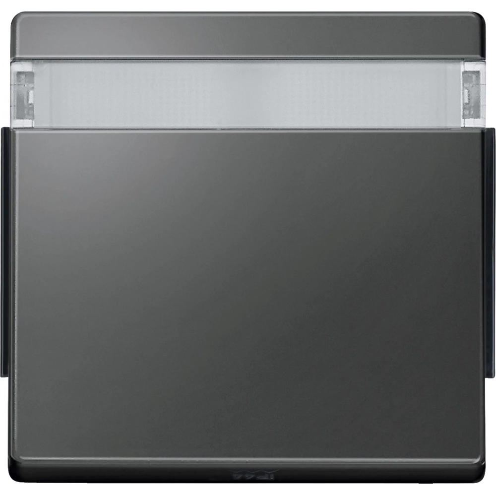 Merten Wisselwip met informatieveld antraciet ip44 aquadesign