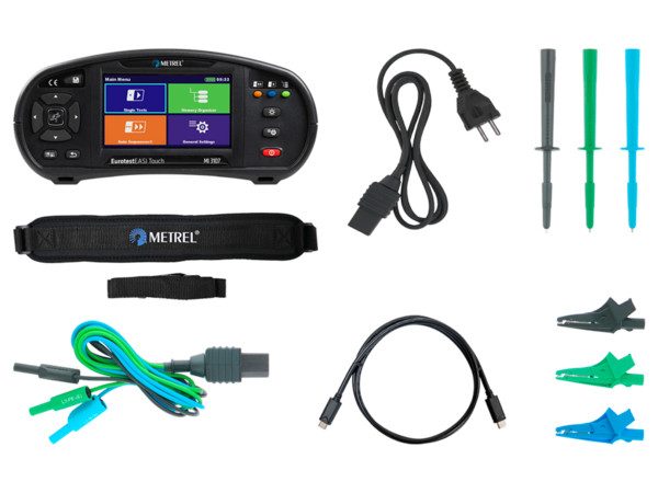 Metrel Installatietesters Installatietester Eurotest easi touch, pro set