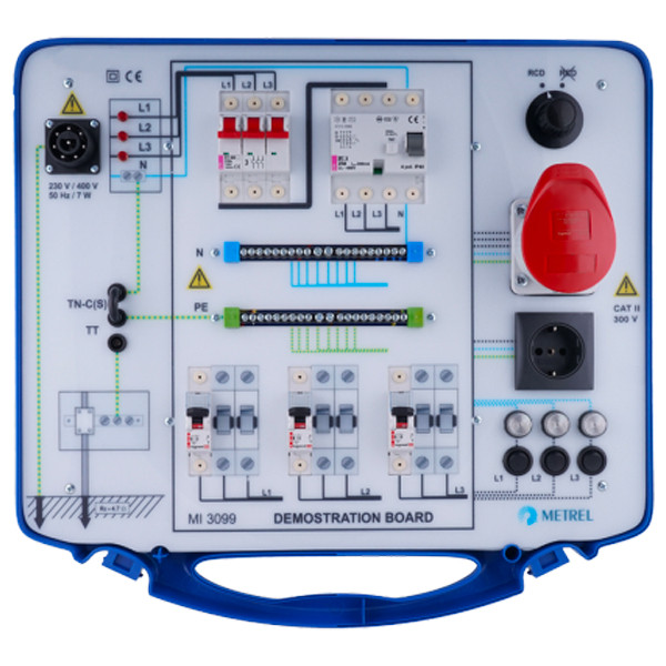 Metrel Instructiemiddelen Simulator E-installaties koffer model groot