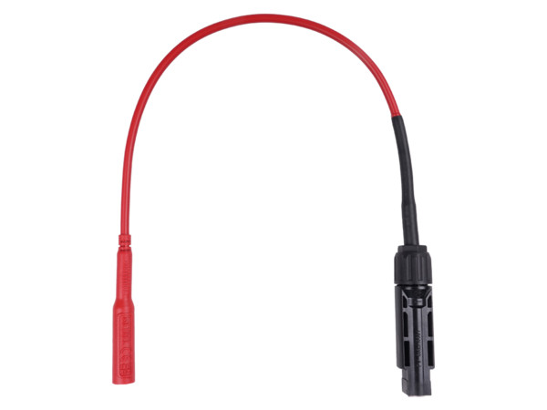 Metrel Meetsnoeren Meetsnoer MC4 female/banaanplug, 30CM. 1500V. rood