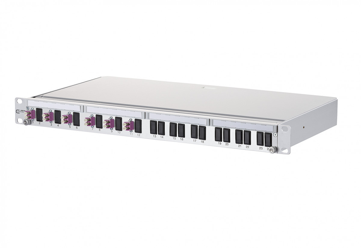 Metz Connect PVL2P Opdat Pa patch panel splice 12XLC-duplex om4