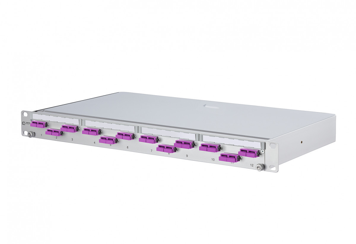 Metz Connect PVL2P Opdat Pa patch panel splice 12XSC-duplex om4