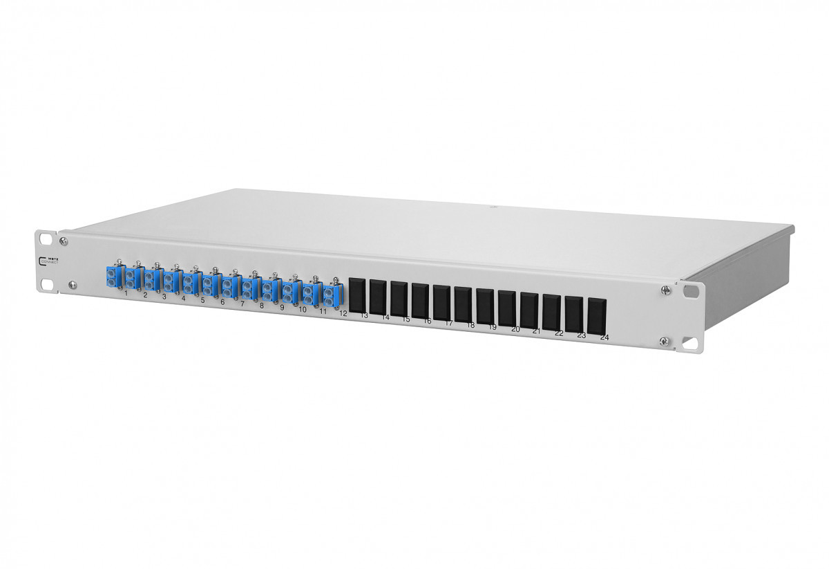 Metz Connect PVQ7P Opdat Fix patch panel prefab 12XLC-duplex os2