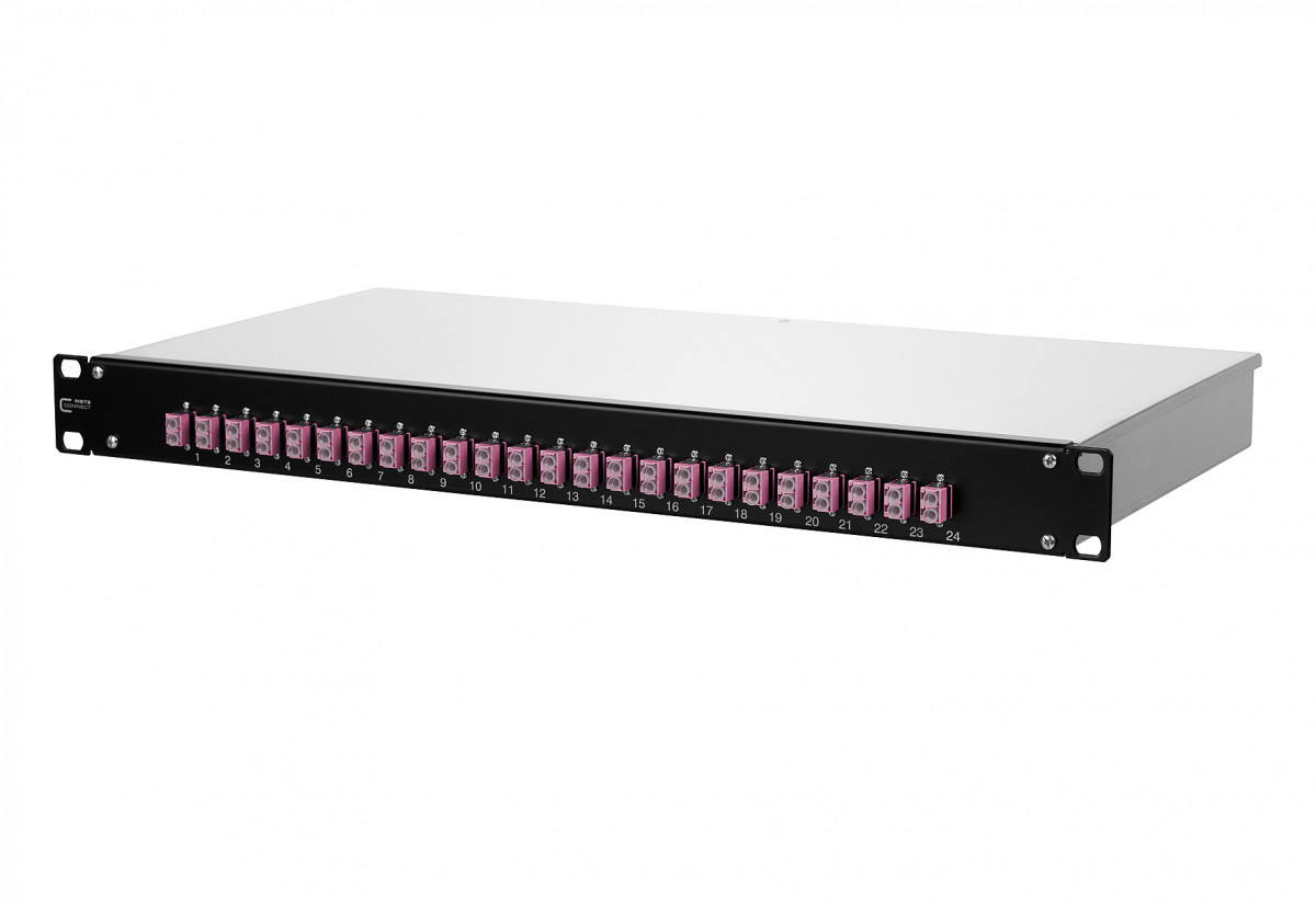 Metz Connect PVL7P Opdat Fix patch panel prefab 24XLC-duplex om4 black
