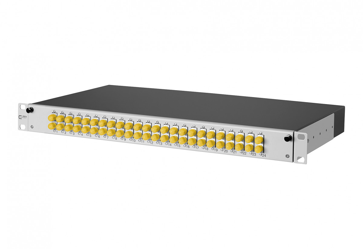Metz Connect PVQ2P Opdat Slide patch panel splice 24XST-D om4