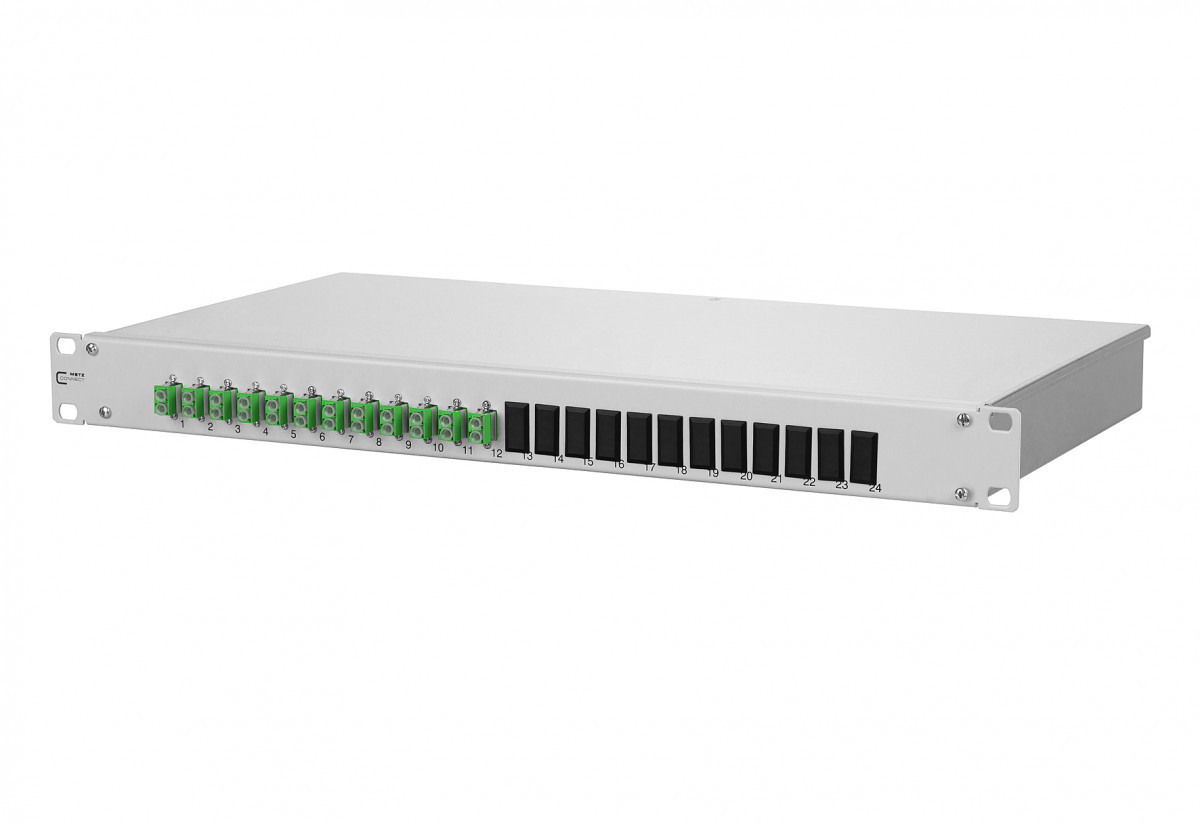 Metz Connect PVQ7P Opdat Fix patch panel prefab 12XLC-duplex apc os2