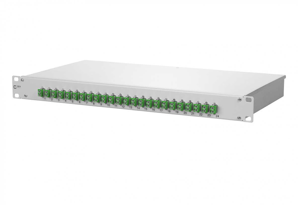 Metz Connect PVQ7P Opdat Fix patch panel prefab 24XLC-D apc os2