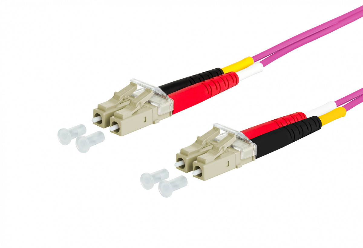 Metz Connect PXL5P Opdat Patch cord LC-D/LC-D om4, 3.0 M