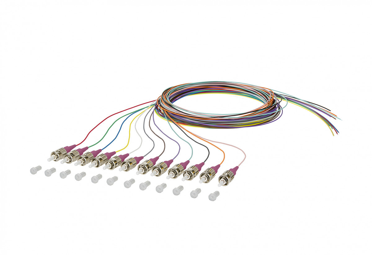 Metz Connect PXL5T Opdat Pigtail ST-PC, om4, 12 color