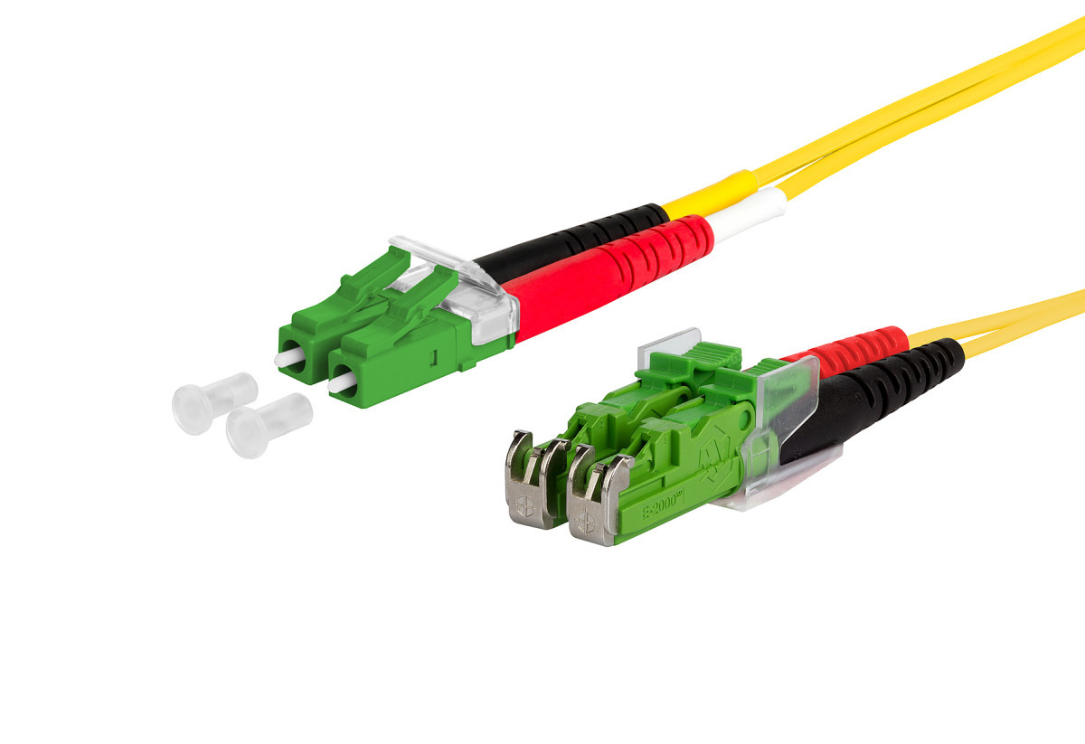 Metz Connect PXQ5P Opdat Patch cord LC-D apc/e2000-D apc os2, 1.0 M