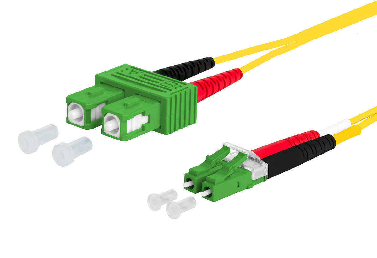 Metz Connect PXQ5P Opdat Patch cord SC-D apc/LC-D apc os2, 5.0 M
