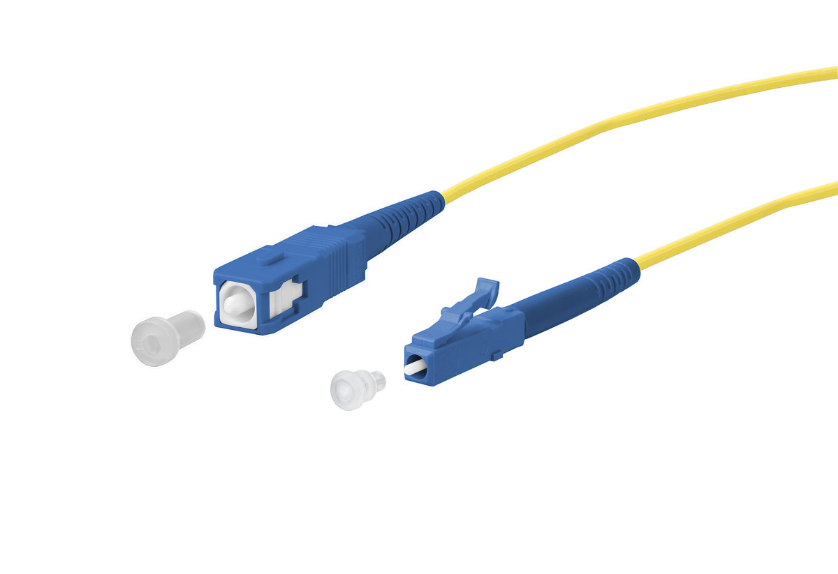 Metz Connect PXQ5P Opdat Patch cord SC-S/LC-S os2, 5.0 M