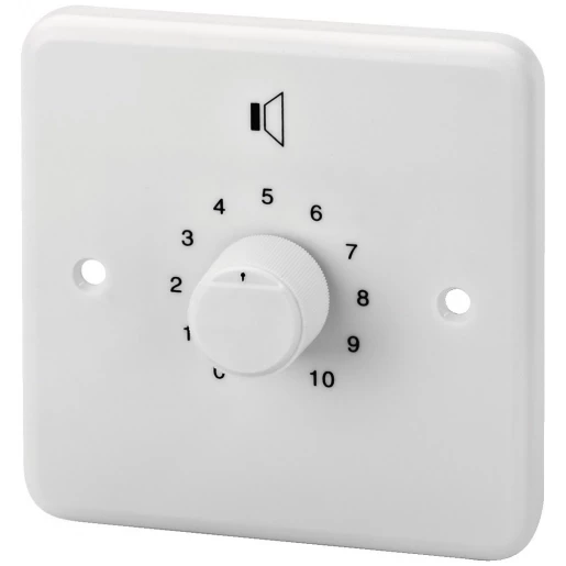 Monacor Att bedieningselement luidspreker draaiknop wit