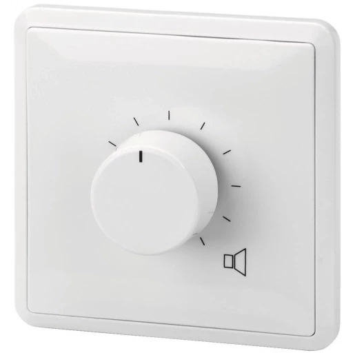 Monacor Pa volumeregelaar 100V50W inbouw draaiknop wit