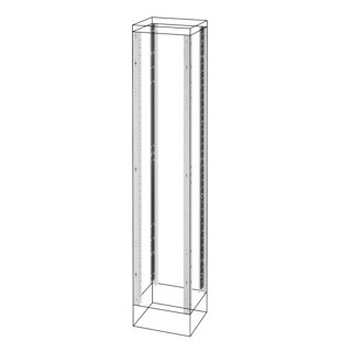 Gewiss QDX 630 H-serie Montagerails En frames - extern compartiment - QDX 630 H - 400x1600 MM