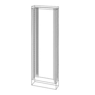 Gewiss QDX 630 H-serie Montagerails En frames - verdeelkasten voor vloermontage - QDX 630 H -