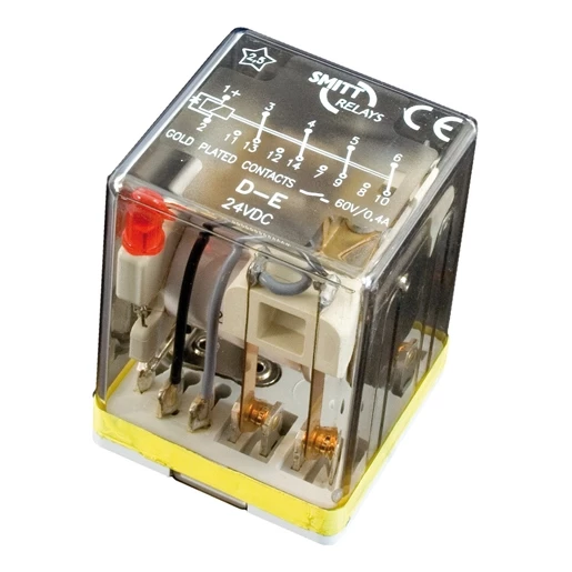 Mors Smitt D-serie Insteekrelais Type D + optie E (goudcontacten) 24 VDC