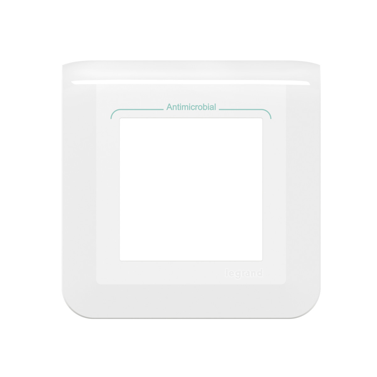 Legrand Schakelmateriaal Mosaic Afdekraam 2 mod wit antimicrobieel