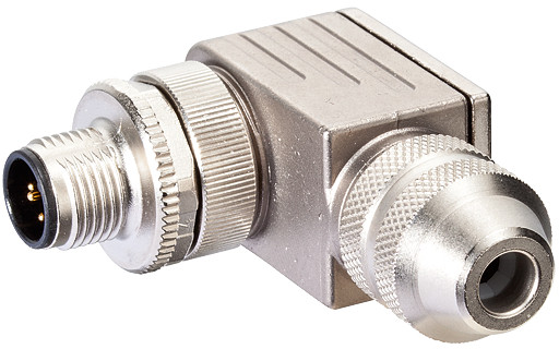 Murrelektronik Signal Connectors M12 Male 90° shielded wireable screw term. 8-pol. max.0.5MM² 6-8MM