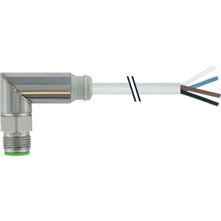 Murrelektronik M12 STEEL FEM 0 PVC 4X0.3