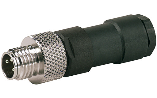 Murrelektronik Signal Connectors M8 Male 0° field-wireable (solder pins) 4-pol. 0.25MM²