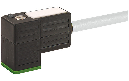 Murrelektronik Signal Connectors Msud Valve plug C-8MM with cable PVC 3x0.75 GY 1.5M